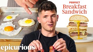 How Nick DiGiovanni Makes His Perfect Breakfast Sandwich Every Choice Every Step  Epicurious [upl. by Hardin879]