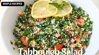 Tabbouleh SaladTraditional Arabic Salad Lebanon Salad [upl. by Ardnaek]