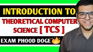 Introduction to Theoretical Computer Science  TCS  in Hindi [upl. by Lothair]