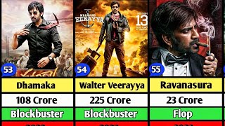 Ravi Teja Hits and Flops Movies List 2024  Ravi Teja Movies  Waltair Veerayya  Mr Bachchan [upl. by Diella]