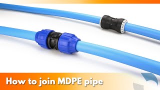 How To Join MDPE Pipe  Pipestock Tutorials [upl. by Arsi873]