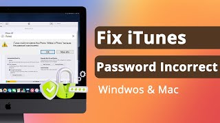 iTunes Could Not Restore the iPhone Because Password was Incorrect Solved 2024 [upl. by Sharron]