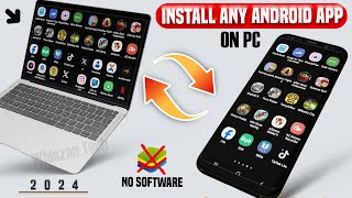 How to Install Android Apps on Windows 1011 Without Emulator Without Bluestack  Android App on PC [upl. by Haldi]