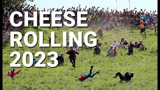 Cheese Rolling 2023 Coopers Hill Brockworth Gloucester [upl. by Sofko846]