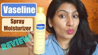 Vaseline Spray Body Lotion Review  Demo  New Launch [upl. by Ahseiat]