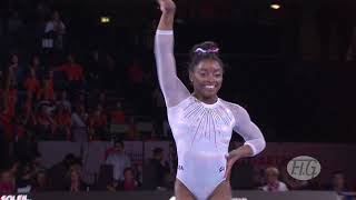 2019 Artistic Worlds Stuttgart GER – Simone BILES USA Floor Exercise Allaround final [upl. by Deedahs]