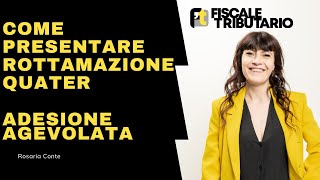 Come richiedere la rottamazione quater delle cartelle esattoriali  definizione agevolata  tutorial [upl. by Zahara186]