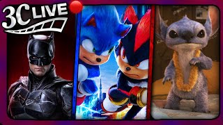 3C Live  James Gunn On The Batman Sonic 3 Updates Disney Announcements [upl. by Atok]