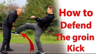 how to defend the groin kick [upl. by Lilybel]