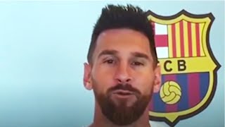 MESSI SPEAKs to BARCELONA FANS This was SURPRISING Messi about leaving Barcelona and unity [upl. by Telimay]