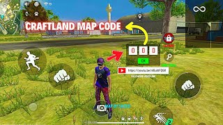 Craftland🔥 Map Code Free Fire  Best Craftland Map Code [upl. by Atnovart650]