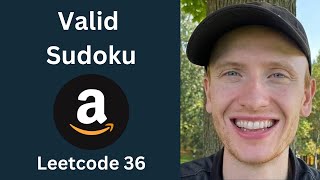 Valid Sudoku  Leetcode 36  Hashmaps amp Sets Python [upl. by Enaols]