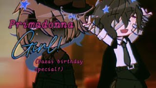 Primadonna Girl  Dazai birthday special 12  Romantic Skk fluff [upl. by Abehsile]