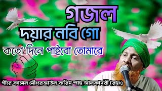 পীরে কামেল হজরত মৌঃ রেজাউল করিম শাহ আলকাদরী গজলPir Rejaul korim Alkadri bangla gojoldoyar nobi go [upl. by Dyoll]