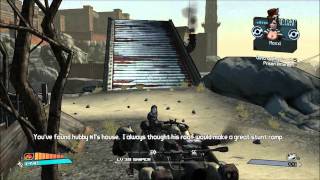 Borderlands PC Prison Break Over the wall mission [upl. by Brennen349]