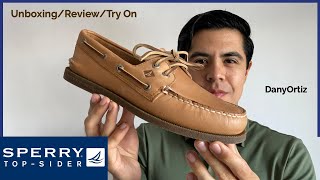 SPERRY  TopSider  Boat shoes 👞  UnboxingReviewTry On  DanyOrtiz [upl. by Airotna]