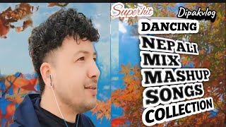 SUPERHIT DANCING NEPALI MIX MASHUP SONGS COLLECTION [upl. by Yretsym633]