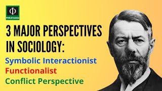 Three Major Perspectives in Sociology Symbolic Interactionist Functionalist and Conflict Perspective [upl. by Brit244]