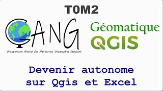 T0M2  Autonomie sur Qgis et Excel [upl. by Slack]