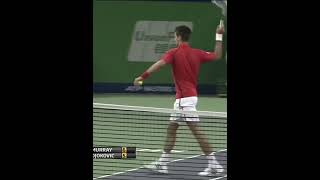 Djokovic smashes racquet vs Murray 🎾😬 [upl. by Akira]