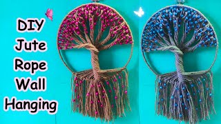 quotExpensive Look Dream Catcher Craft  Tree of Life  DIY Jute Rope Wall Hangingquot [upl. by Nyer]