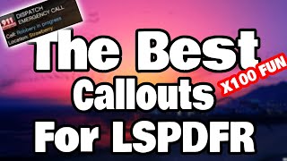 How to install LSPDFR callouts THE BEST  GTA 5 [upl. by Irrej]