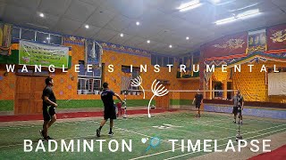 BADMINTON 🏸 TIMELAPSE 🫶♥️ [upl. by Aible]