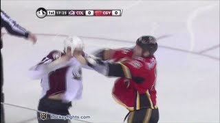 Patrick Bordeleau vs Brian McGrattan Mar 27 2013 [upl. by Diane]