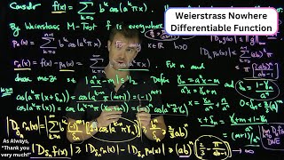 The Weierstrass Nowhere Differentiable Function [upl. by Airetahs593]