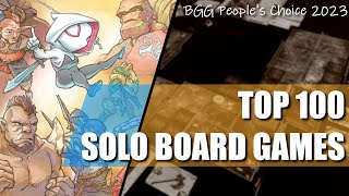 2023 Best Solo Board games Review BGGs Peoples choice 2023 [upl. by Halden]