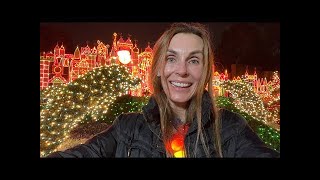 Disneyland Merriest Nights special Disney Christmas event and parade California w Mummy and Ozzie [upl. by Nichole]