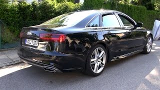 2015 Audi A6 30 TDI Sline 272 HP Test Drive [upl. by Odille891]