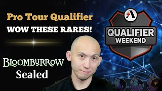 WOW THESE RARES  Pro Tour Qualifier  Bloomburrow Sealed  MTG Arena [upl. by Airetnahs]