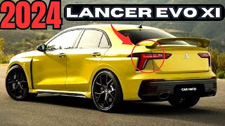 NEW 2024 Mitsubishi Lancer EVO XI Unveiled  The Ultimate Performance Legend Returns [upl. by Patsy]