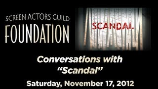 Conversations with Kerry Washington and Cast of SCANDAL [upl. by Ahtel]