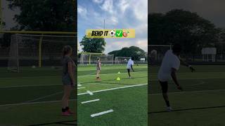 Bend It Like Beckham ⚽️✅ beckham footy short football [upl. by Repotsirhc]