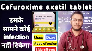 Cefuroxim axetil tablets ip 250 mg  Ceftum 500 uses hindi  ceftum 500 tablet uses [upl. by Attenohs195]