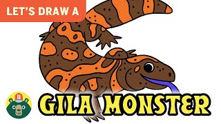 How to draw a Gila Monster  Episode 131 [upl. by Yecac]