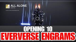 Opening 10 Eververse Engrams  Destiny 2 Engrams  Engram Rewards and Loot Destiny 2 [upl. by Nevyar]