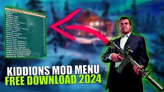 Kiddions Mod Menu  FREE amp Updated  Features Scripts  Download Tutorial  GTA 5 GTA V [upl. by Koetke392]