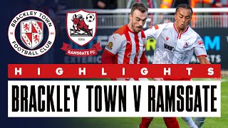 HIGHLIGHTS Brackley Town 41 Ramsgate  Emirates FA Cup [upl. by Eyahc]