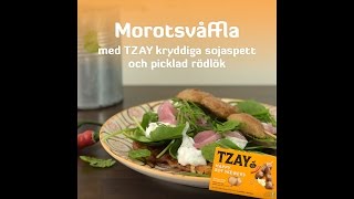 Morotsvåffla med TZAY sojaspett [upl. by Noemys968]