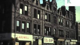 1960s Stockton on Tees Shops North of England Rare Colour Archive Footage [upl. by Micro212]