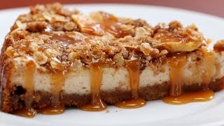 Caramel Apple Crumble Cheesecake [upl. by Anyale57]