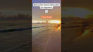 Best online transcription jobs for beginnersTranscribeMe shorts transcription jobs transcribe [upl. by Xonel]