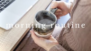 MORNING ROUTINE  working from home [upl. by Leirea163]