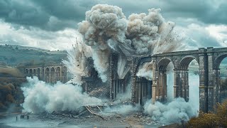 The Grand Demolition Job Of A 19th Century Railway Bridge [upl. by Fong]