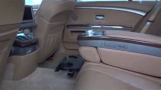 2008 BMW 750 LI REAR ENTERTAINMENT SYSTEM [upl. by Daberath]