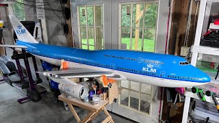 Build of the WORLDS LARGEST EDF HSD Jets 747 Part 1 [upl. by Lavena]