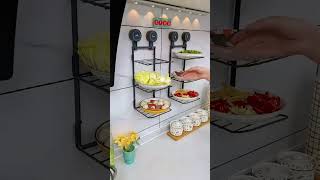 Multifunctional side dish rack vegetable preparation rack vegetable preparation storage rack set🙂 [upl. by Aciretehs]